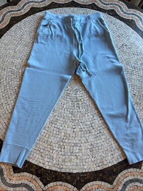 Nili Lotan Light Blue Drawstring Sweatpants